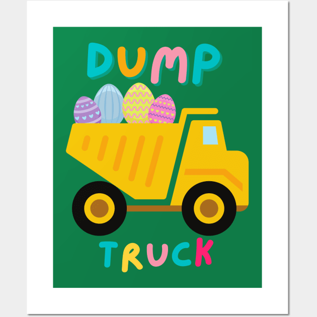 I love Dump Trucks Construction Birthday Party, Dump Truck Wall Art by Johner_Clerk_Design